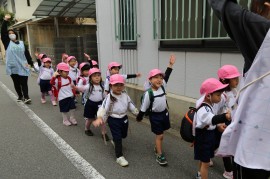 うさぎ秋の遠足（ごっこ）